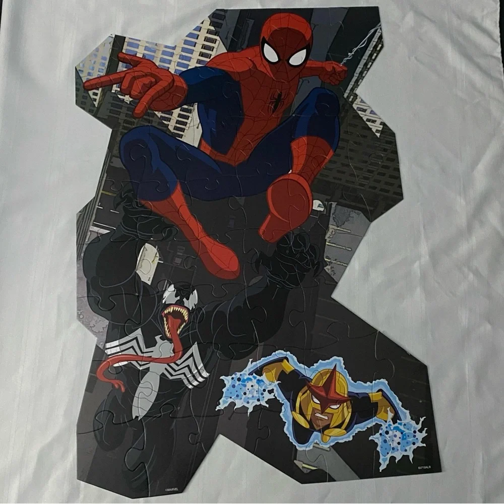 Marvel Spider-Man Kids Red & Blue Spider-Man Floor Puzzle 46 Piece